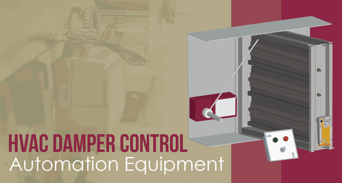 HVAC Damper Control Automation Equipment for Dampers